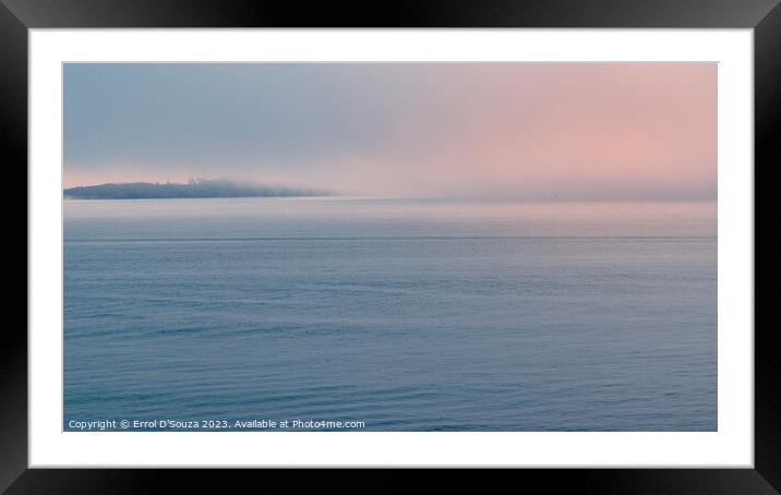 Foggy Sunrise in Paihia Framed Mounted Print by Errol D'Souza