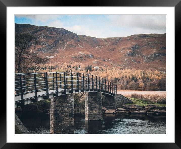 Lake District Bridge Framed Mounted Print by James Brodnicki