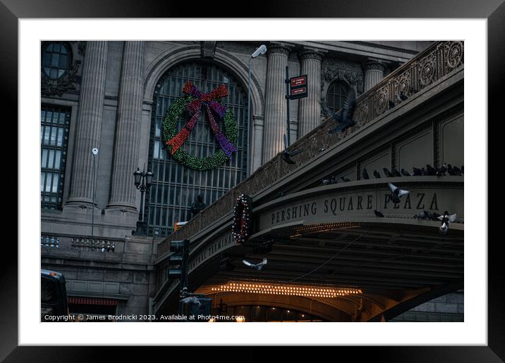 Grand Central Station, New York Framed Mounted Print by James Brodnicki