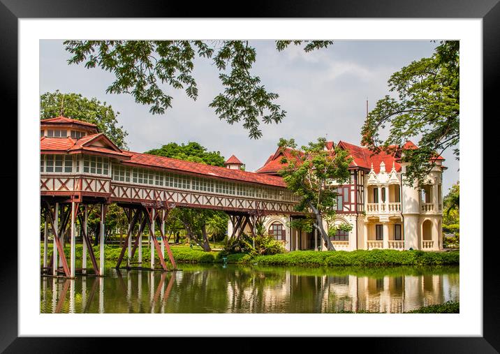 Sanam Chan in Nakhon Pathom Thailand Asia	 Framed Mounted Print by Wilfried Strang