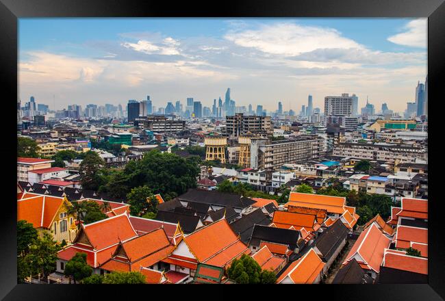 Bangkok Metropolis  Thailand Southeast Asia Framed Print by Wilfried Strang