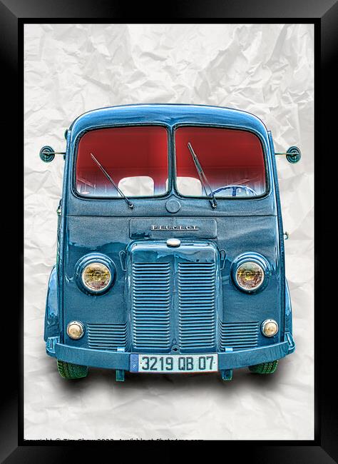 classic french commercial Van   Framed Print by Tim Shaw