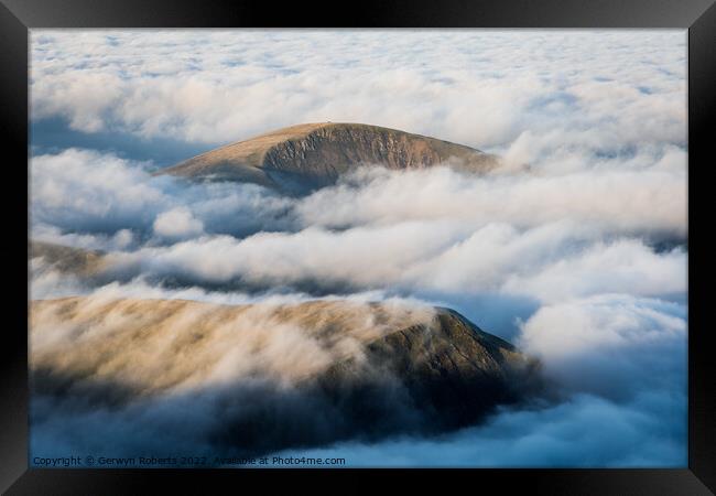 Above the Clouds Framed Print by Gerwyn Roberts
