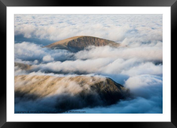 Above the Clouds Framed Mounted Print by Gerwyn Roberts