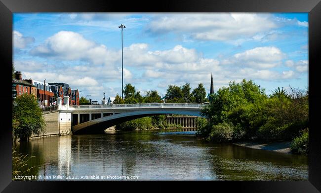 Bridge over the Mersey Framed Print by Ian Miller