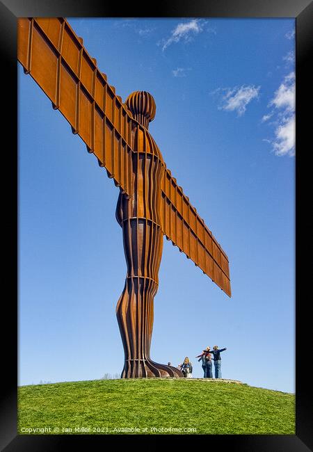 Angel of the North, Gateshead Framed Print by Ian Miller