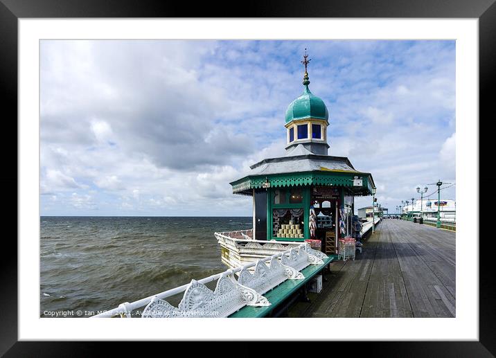 Food shop on Blackpool Pier. UK Framed Mounted Print by Ian Miller