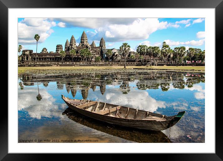 Angkor Wat Framed Mounted Print by Ian Miller