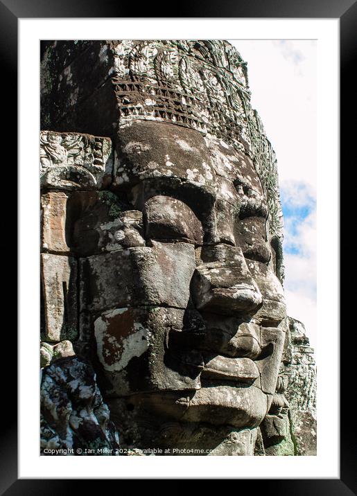 Angkor Thom, Cambodia Framed Mounted Print by Ian Miller