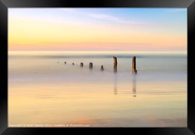 Brancaster Beach Framed Print by Brett Gasser