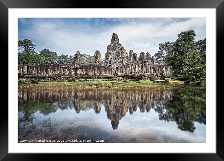 Angkor Thom Framed Mounted Print by Brett Gasser