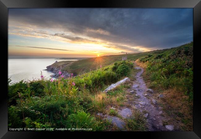 Rinsey Head Framed Print by Brett Gasser