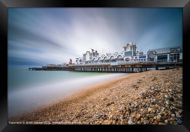 South Parade Pier Southsea Framed Print by Brett Gasser