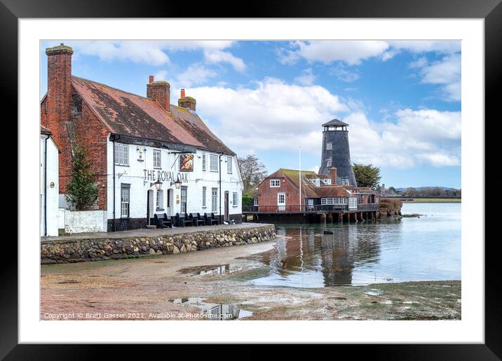 The Royal Oak, Langston Framed Mounted Print by Brett Gasser