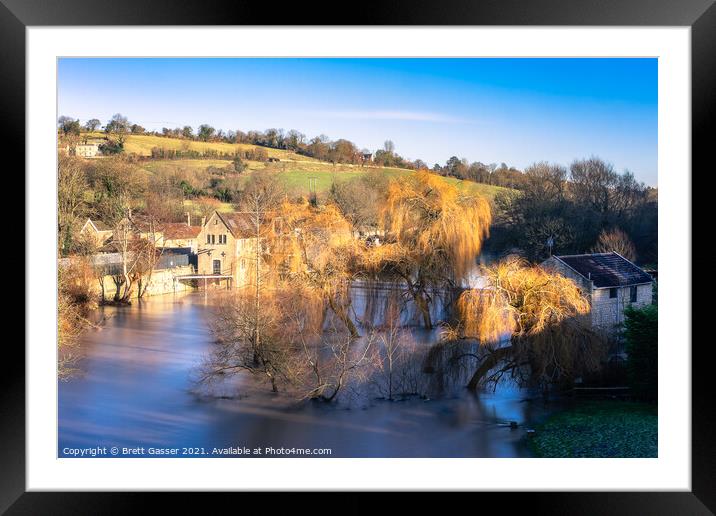 Avoncliff  Framed Mounted Print by Brett Gasser