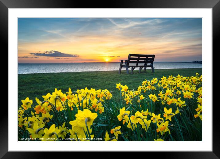 Lee-on-the-Solent Spring Collection Framed Mounted Print by Brett Gasser