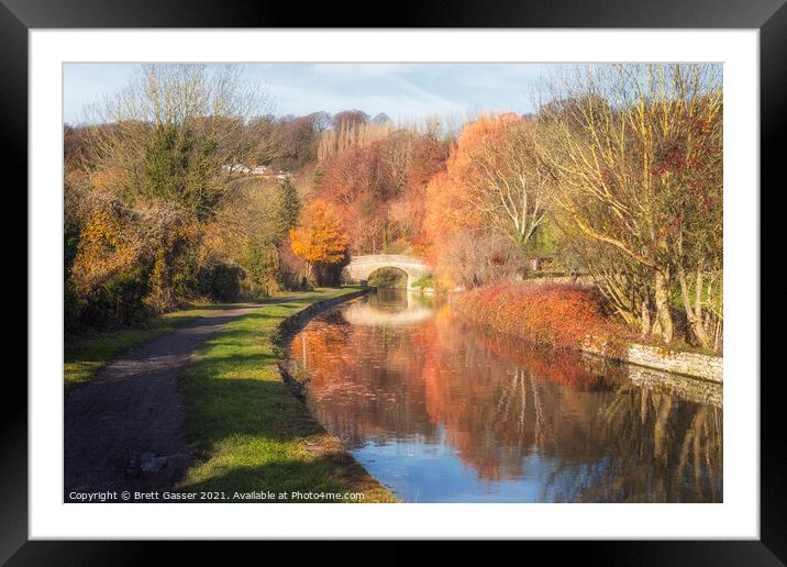 Kennet and Avon Canal Framed Mounted Print by Brett Gasser