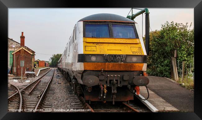 Greater Anglia Train 82112 at Mid Norfolk Railway Museum Framed Print by GJS Photography Artist