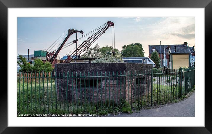 WW2 Pill Box Framed Mounted Print by GJS Photography Artist