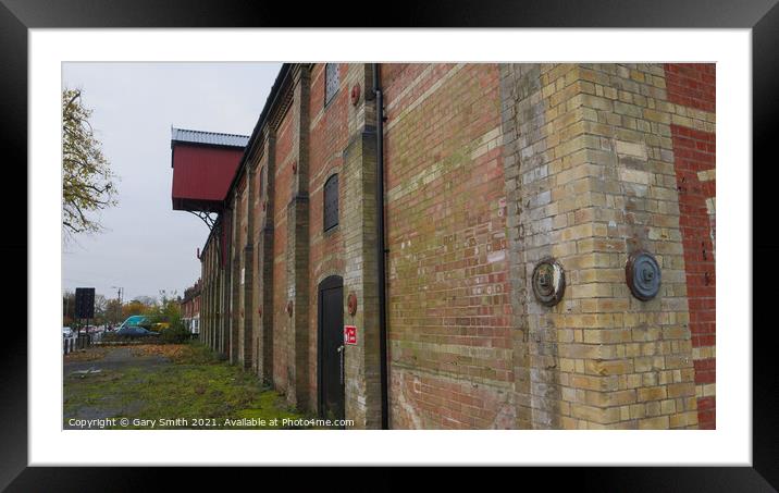 The Maltings Dereham Winch House Framed Mounted Print by GJS Photography Artist