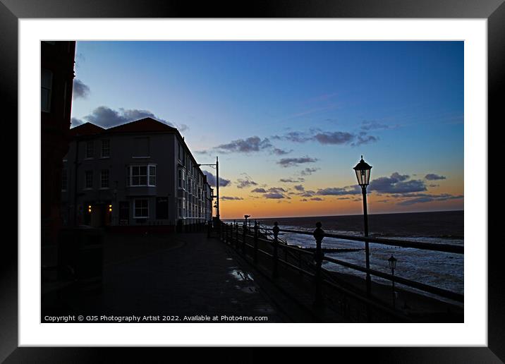 Sunset at Cromer Framed Mounted Print by GJS Photography Artist