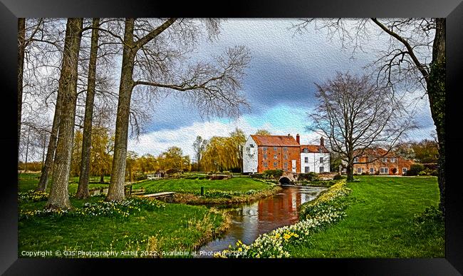 Serene Bintree Mill Landscape Framed Print by GJS Photography Artist