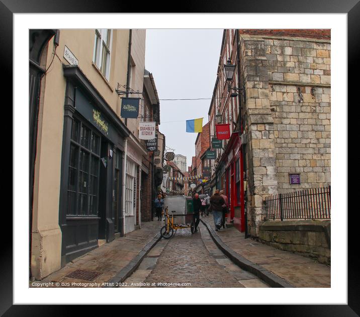 The Shambles Framed Mounted Print by GJS Photography Artist