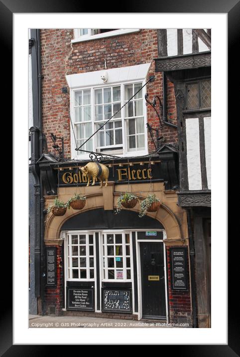 Golden Fleece York Framed Mounted Print by GJS Photography Artist