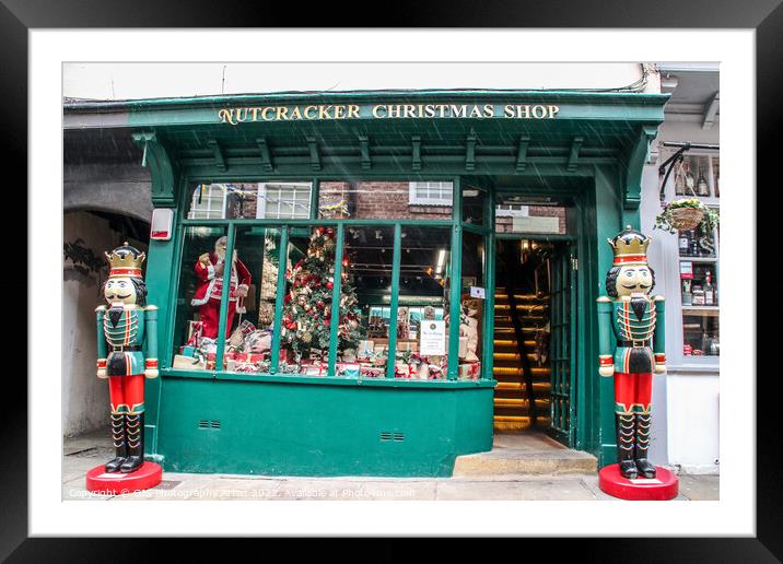 Nutcracker Christmas Shop Framed Mounted Print by GJS Photography Artist