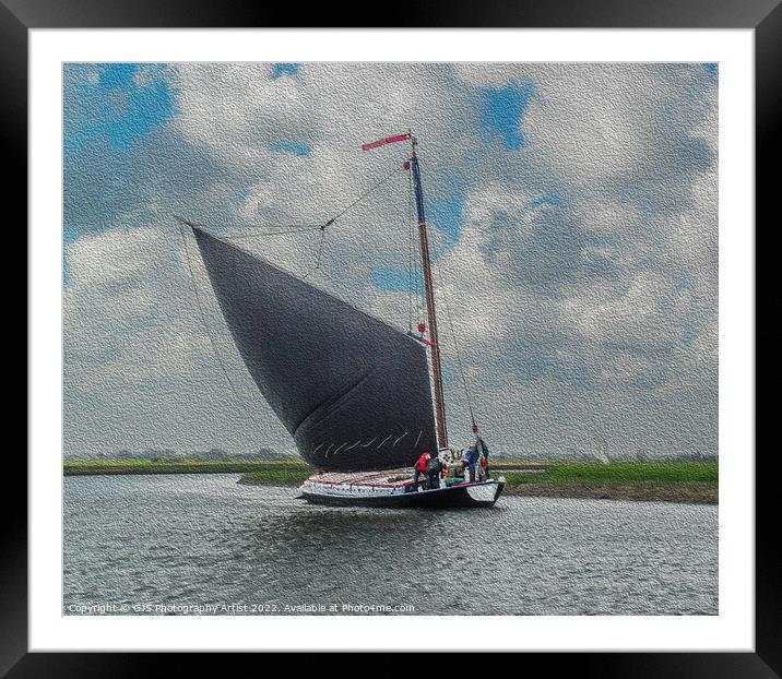 Wherry Albion in Oil Framed Mounted Print by GJS Photography Artist