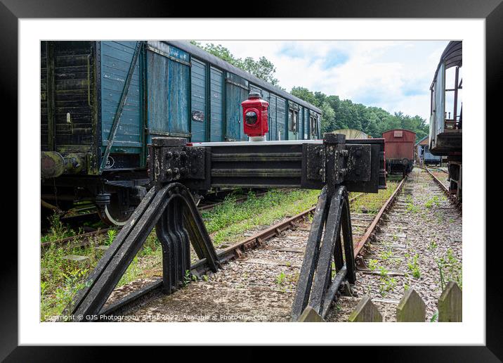 End of the Line Framed Mounted Print by GJS Photography Artist