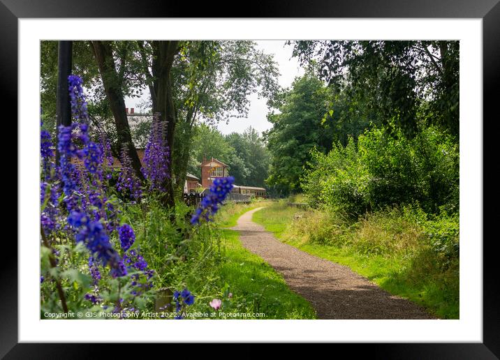 Marriots Way to Whitwell Framed Mounted Print by GJS Photography Artist