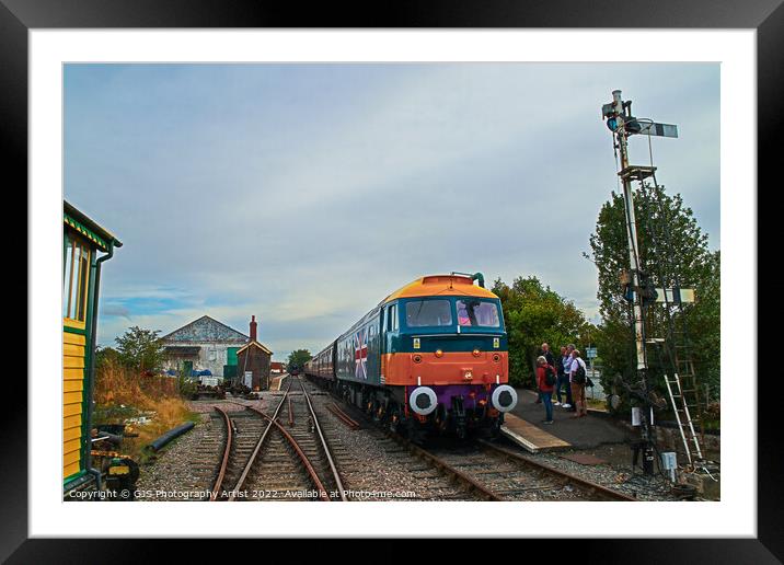 Mid Norfolk Railway’s 47580 County of Essex  Framed Mounted Print by GJS Photography Artist