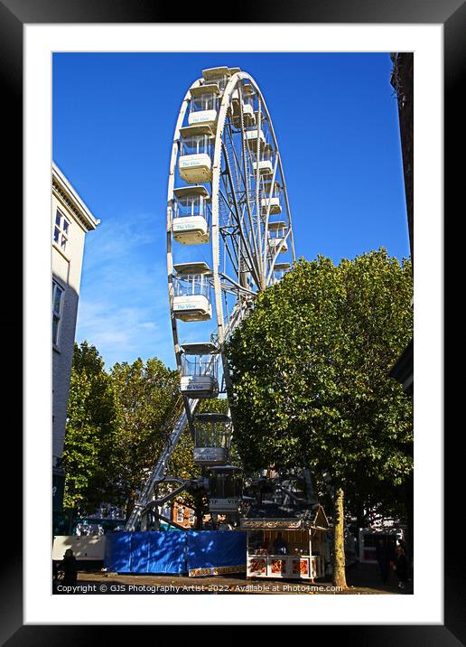 Center Wheel Framed Mounted Print by GJS Photography Artist