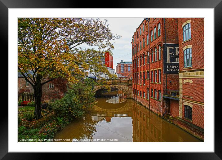 Reflections of Foss Framed Mounted Print by GJS Photography Artist