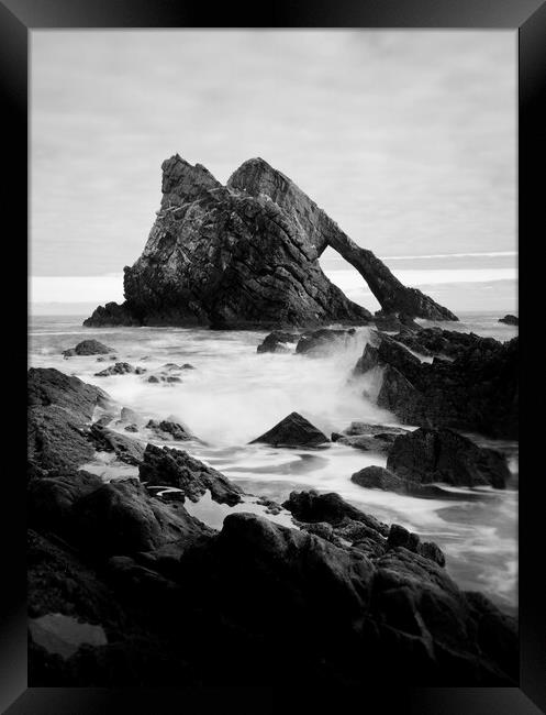 Bow fiddle rock Framed Print by Andrew Bishop