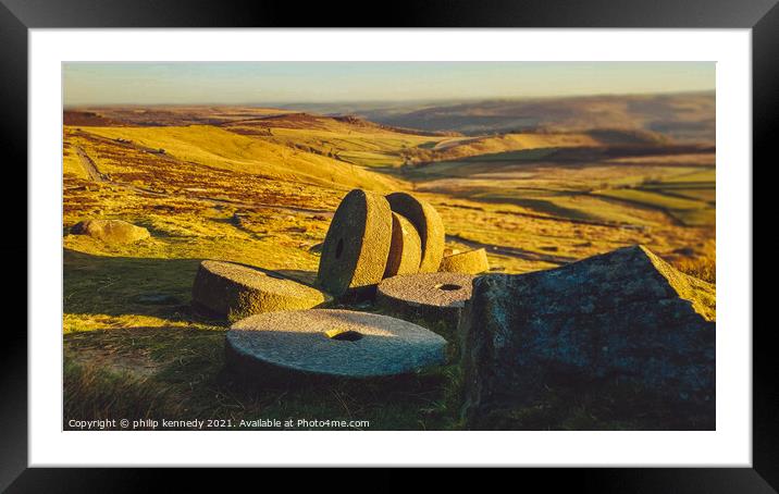 The Millstones Framed Mounted Print by philip kennedy