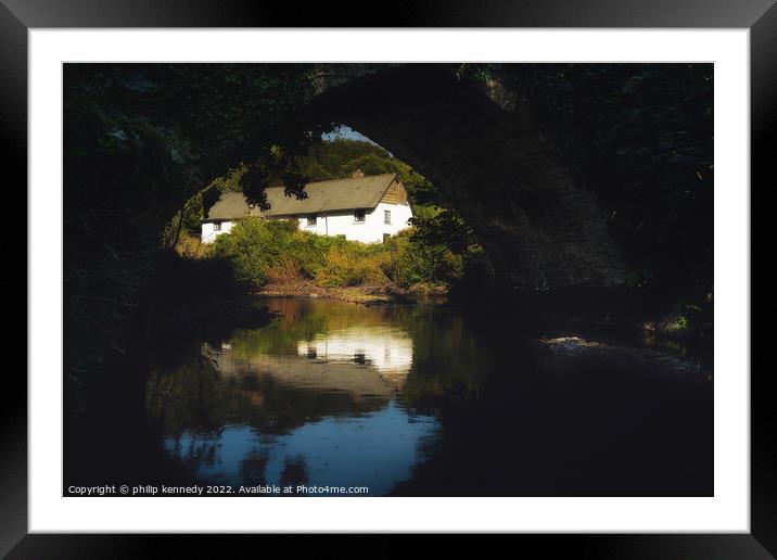 The Farmhouse Framed Mounted Print by philip kennedy