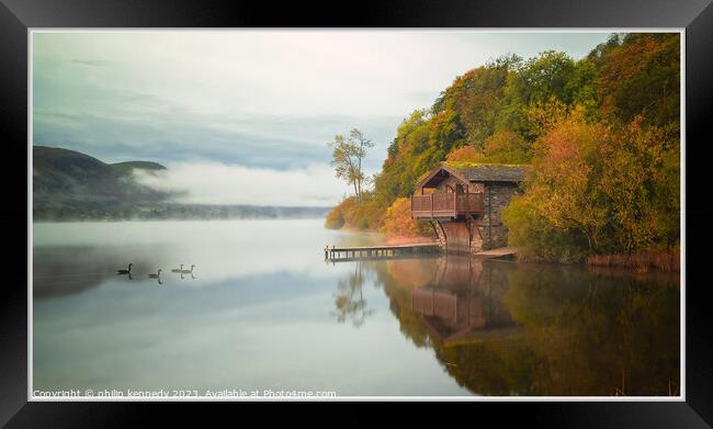 The Boathouse Framed Print by philip kennedy