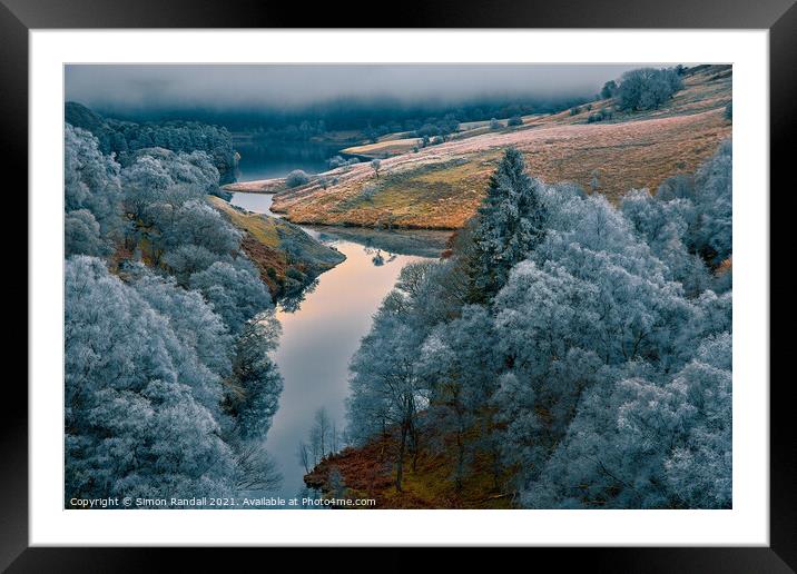 Craig Goch Frozen Trees Framed Mounted Print by Simon Randall