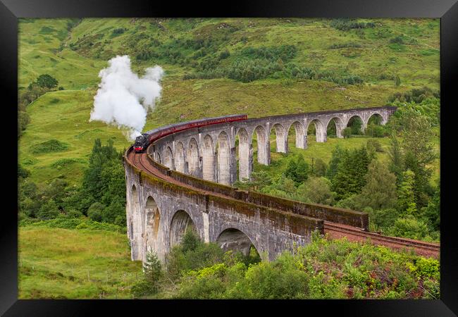 Glenfinnan viaduct Framed Print by Antwan Janssen