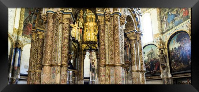 Tomar Convent of Christ Framed Print by Antonio Ribeiro