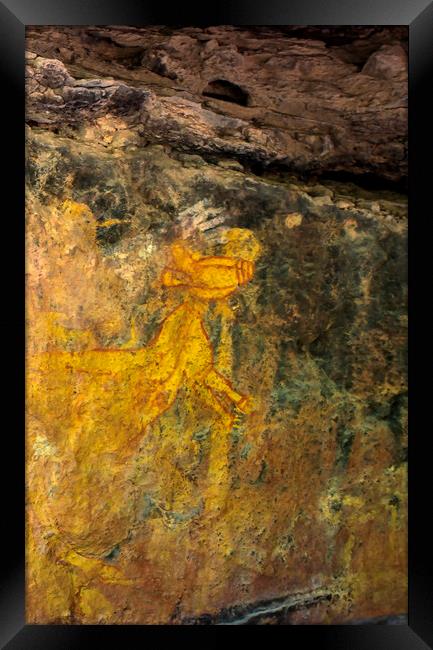 Kakadu Burrungkuy Rock Art Site Framed Print by Antonio Ribeiro