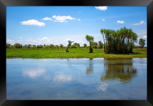 Kakadu Yellow Water (Ngurrungurrudjba) Wetlands  Framed Print by Antonio Ribeiro