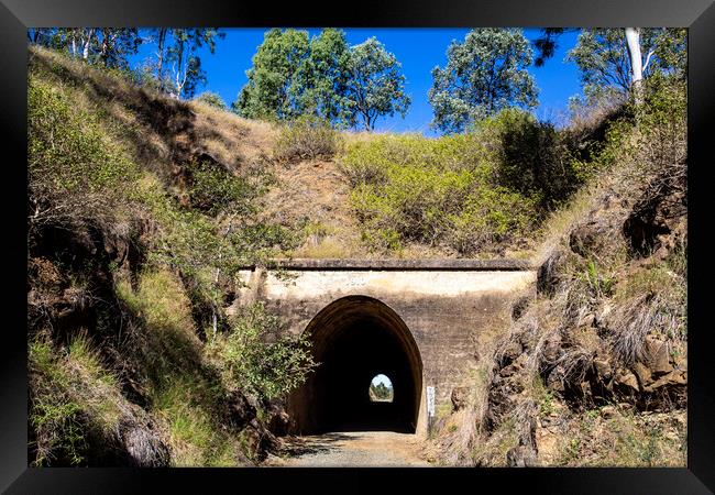 Yimbun Railway Tunnel Heritage Listed Framed Print by Antonio Ribeiro