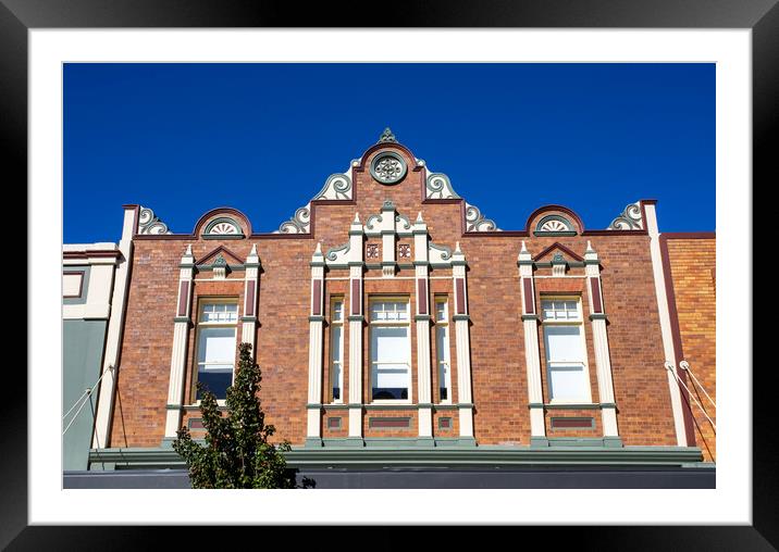 Toowoomba Heritage-Listed Building in Russell Street Framed Mounted Print by Antonio Ribeiro