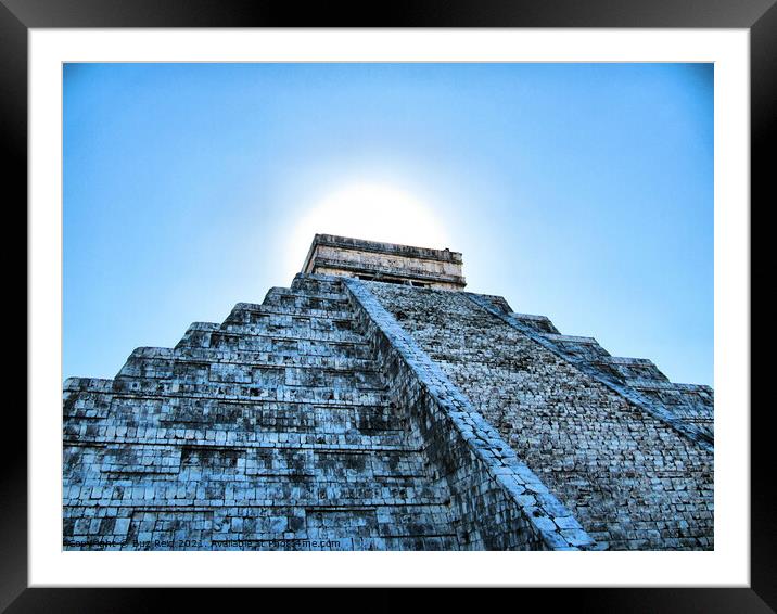 Wonders of the World, Path to Glory, Chichen Itza, Framed Mounted Print by Buz Reid