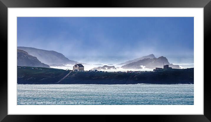 The Old Lifeboat Station On Towan Headland Newquay Framed Mounted Print by Geoff Tydeman