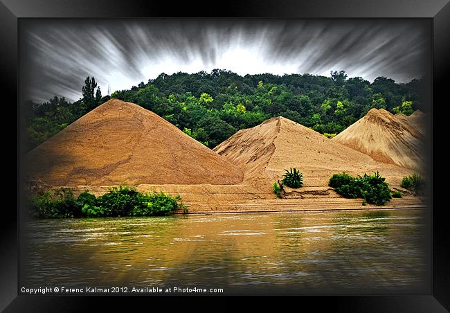 direction the pyramids ! Framed Print by Ferenc Kalmar