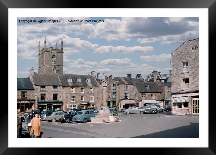 Stow on the Wold Cotswolds 1950s Framed Mounted Print by Bygone Images